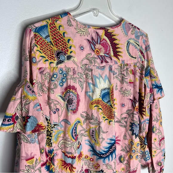Rachel Comey  Willow Top in Peach Tapestry Floral  Long Sleeve Sz 6 - Picture 10 of 10